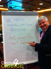 We need localisation because 'that's where the work happens' ICVA Conference 2016