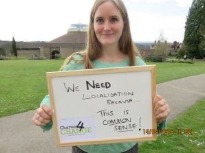 We need localisation because 'This is Common Sense!' Zoe Corden, Emergency Support Officer, CAFOD