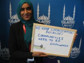 We need localisation because, Communities need to be empowered, Islamic Relief, Bond Conference UK